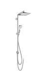 Душевая стойка Hansgrohe Crometta E 240 1jet Showerpipe Reno EcoSmart 27289000 без излива, хром