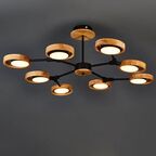 Люстра потолочная светодиодная Arte Lamp Signora с пультом управления 20 м² регулируемый белый свет цвет черный
