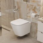 Унитаз подвесной BelBagno Ardente-r BB520CH-TOR/SC безободковый, с крышкой микролифт, белый