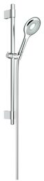Душевой гарнитур GROHE Rainshower Icon 100 (ручной душ, штанга 600 мм, шланг 1750 мм) с ограничением расхода воды, хром (27378000)