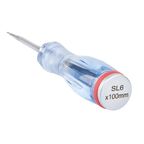 Отвертка прямая ударная Elitech 221102 SL6.0x100 мм