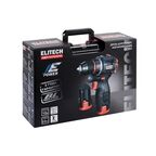 Дрель-шуруповерт аккумуляторная бесщеточная Elitech HD CD12L2, 12 В Li-ion 2x2 Ач
