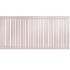 Реечный экран для радиатора 120x60 см ясень светлый