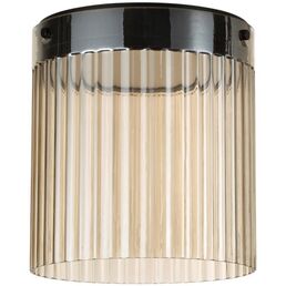 Каскадный потолочный светильник Odeon Light Pillari 5047/20LC черный/светл.янтарный/металл/стекло LED 20W 4000К 2238Лм