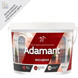 Краска фасадная Parade Adamant матовая цвет белый база А 5 л