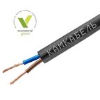 Провод Камкабель ПВС 2x1.5 20 м ГОСТ цвет черный