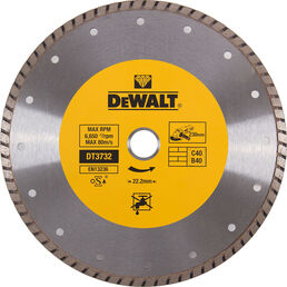 Диск алмазный отрезной DEWALT DT3732, Turbo, (230 x 22.2 мм)