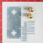 Набор водорозеток Henco (28PF-20042004) 20(пресс) х 1/2 ВР(г) для гипсокартона