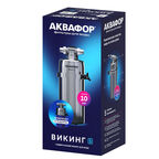 Корпус фильтра Аквафор Викинг S для холодной и горячей воды нержавеющая сталь 3/4 НР(ш) х 3/4 НР(ш)