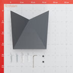 Светильник светодиодный садово-парковый настенный Arte Lamp Busta 3000К 7 Вт IP54 (A1609AP-1GY)