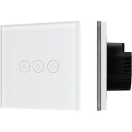 Выключатель сенсорный SWT-OMALI-S03-ZB-WH (250V, 10A, Zigbee) (Arlight, Стекло) 050042