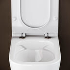 Унитаз подвесной Ceramica Nova New day CN3005 с сиденьем микролифт, белый