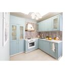 Фасад для кухонного ящика Томари 79.7x12.5 см Delinia ID МДФ цвет голубой