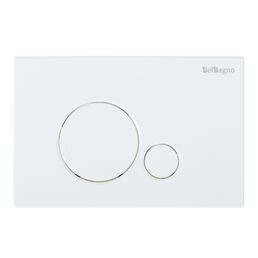Комплект 4в1 унитаз с инсталляцией BelBagno Sfera-R BB046CHR/BB2111SC/BB002-80/BB014-SR-BIANCO безободковый, с крышкой микролифт и кнопкой смыва