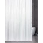 Штора для ванной Bath Plus 240x200 см полиэстер цвет белый