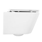Унитаз подвесной BelBagno Tre BB8001CHR/SC c креплением и сиденьем дюропласт soft close