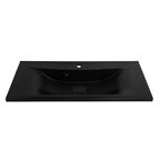 Раковина мебельная BelBagno 100 см BB1000/445-LV-ART-PR-NERO черная матовая