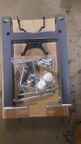 Комплект подвесной унитаз с инсталляцией SantiLine SL-5031 безободковый с сиденьем микролифт, белый