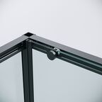 Душевой уголок Grossman Galaxy 100x70 120.K33.01.1070.21.00 без поддона, стекло прозрачное, профиль черный матовый