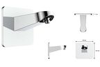 Встраиваемый душевой комплект Vincea VSFW-433TI3RMB с термостатом и изливом, черный