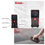 Лазерный дальномер Kress KI201, 70 м