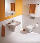 Безободковый подвесной унитаз Ideal Standard EUROVIT K881201 с сиденьем