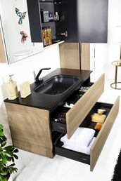 Зеркальный шкаф Armadi Art Vallessi 546-L 100 дуб светлый