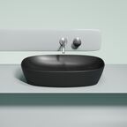 Раковина накладная Ceramica Nova Element 60 см CN6049MB черная матовая