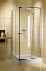 Душевой уголок Radaway Classic C800 80x80 10285232 стекло матовое, профиль хром, без поддона