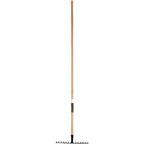 Грабли универсальные Fiskars Pro 14 зубьев 155 см сталь с черенком