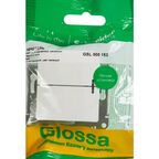 Выключатель встраиваемый Systeme Electric Glossa 2 клавиши цвет белый
