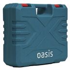 Дрель-шуруповерт аккумуляторная ударная бесщеточная Oasis ASU-18A, 18 В Li-ion 2x2 Ач