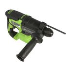 Перфоратор аккумуляторный Greenworks GD24SDS2 24 В 2 Дж SDS-plus без АКБ и ЗУ (3803007)