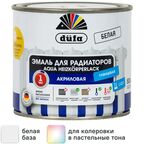 Эмаль для радиаторов Dufa акриловая глянцевая цвет белый 0.5 л