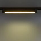 Трековый светильник линейный светодиодный Wolta WTL-30W/03B 30 Вт 5 м² цвет черный