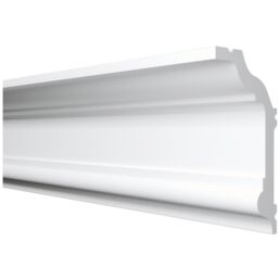 Потолочный плинтус Decor-Dizayn DD502, длина 2000 мм, ширина 40 мм, высота 80 мм