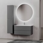 Тумба с раковиной Sancos FOLK FL100GS 100 см Grey soft