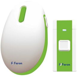 Звонок дверной беспроводной Электрический мелодии с питанием от батареек Feron E-375 23688