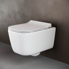 Унитаз подвесной Ceramica Nova New day CN3005 с сиденьем микролифт, белый