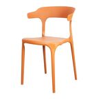 Кухонный стул Treet Roero 48x74x46.5 см каркас пластик спинка полипропилен цвет терракотовый