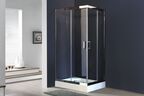 Душевой уголок Royal Bath 100х90 RB9100 HPD-T-CH стекло прозрачное, профиль хром, без поддона