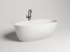 Ванна из литьевого мрамора Salini  Alda S-sense 160x80 101913G белая глянцевая, отдельностоящая