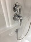Душевая кабина Royal Bath 120х80 RB 8120BK1-M R стекло матовое, профиль белый