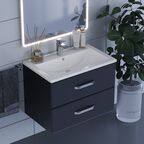 Тумба под раковину Uperwood Upd Foster 70 см 291020516 подвесная, черная