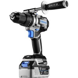 Аккумуляторная ударная бесщеточная дрель шуруповерт DEKO DKCID20 PRO 063-4437