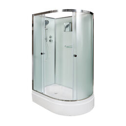 Душевая кабина AvaCan 120x90 D312L стекло матовое, профиль хром, левая