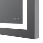 Зеркало с подсветкой Am.Pm Gem 60 см M91AMOX0601WG серый металлик