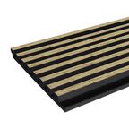 Стеновая панель 3D прямоугольник ПВХ цвет клен 2700x120 мм