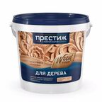 Престиж, шпатлевка по дереву, акриловая, финишная, каштан, 1 кг