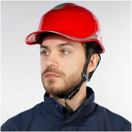 Каска DELTA PLUS Baseball Diamond V Up 53-63 см 1 шт. красный